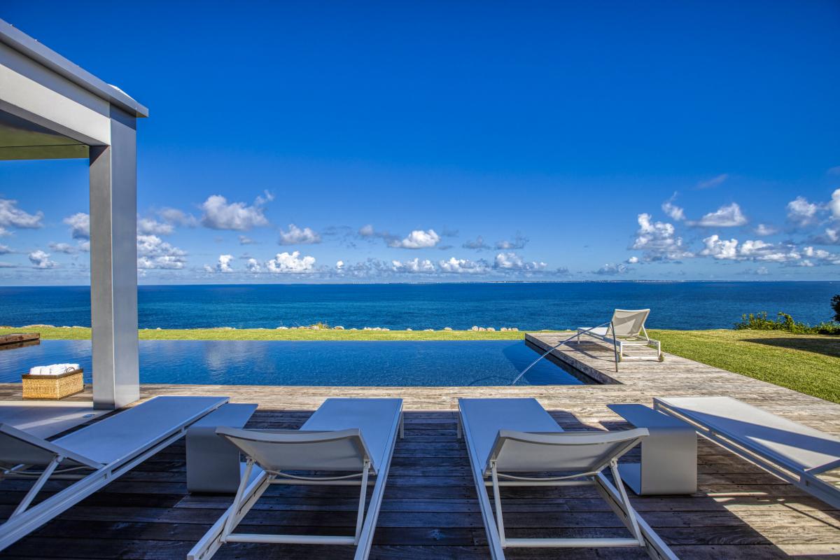 A louer villa Saint Martin Terres Basses - Villa 5 chambres - La Falaise aux oiseaux - piscine - jacuzzi - vue mer (5)